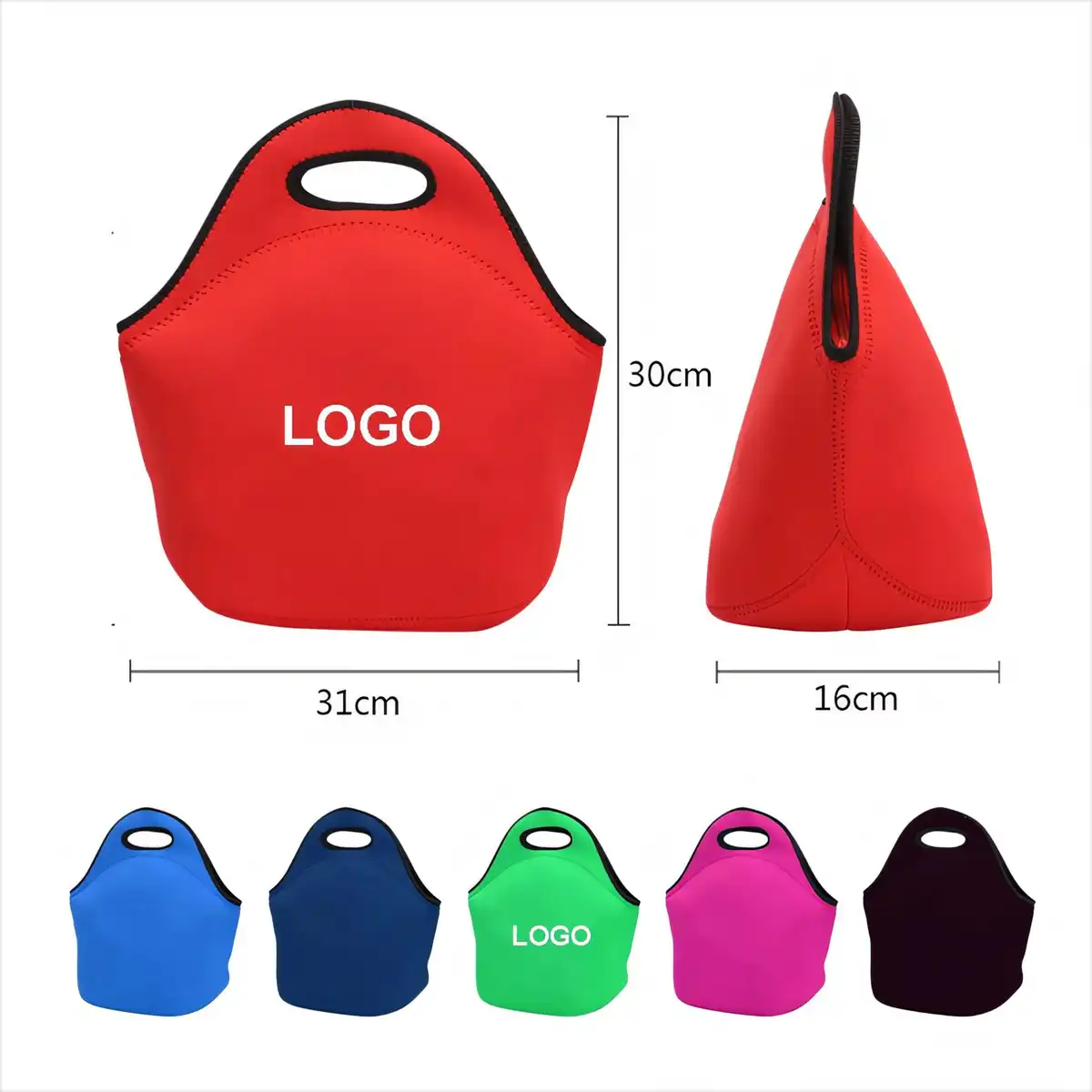 Neoprene Insulated Lunch Tote