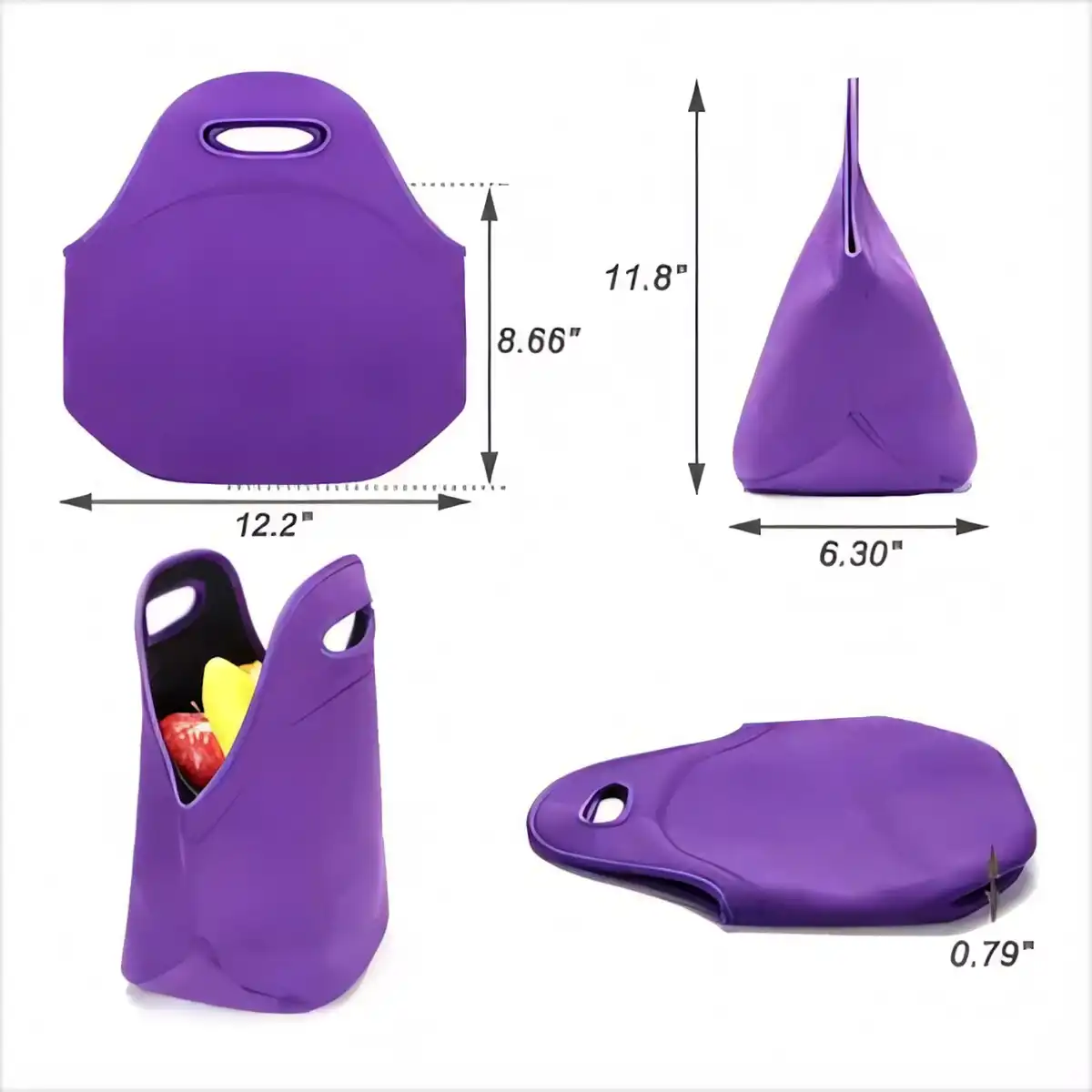 Neoprene Lunch Tote Thermal Holder product close-up