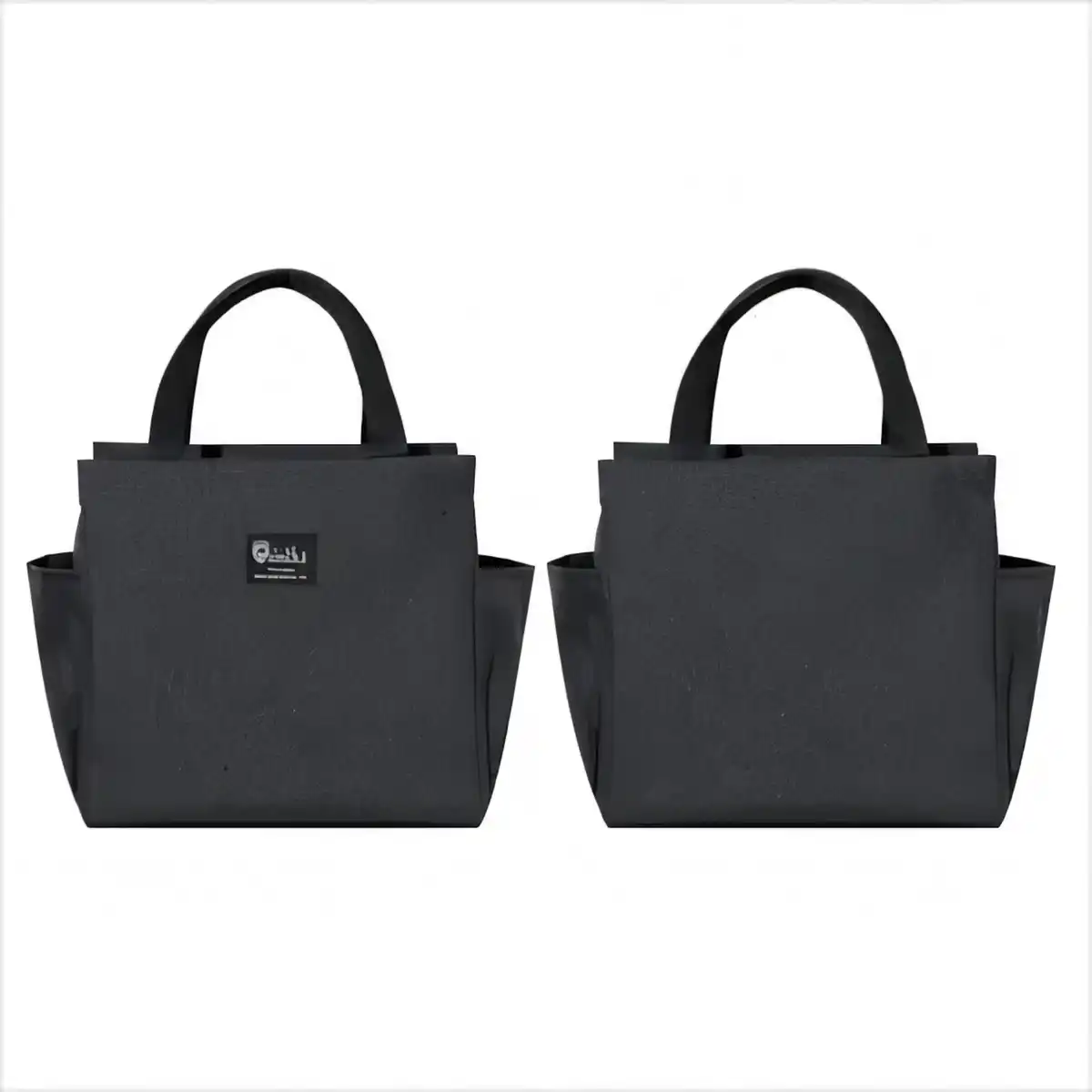 Insulated Foldable Lunch Tote product with accessories