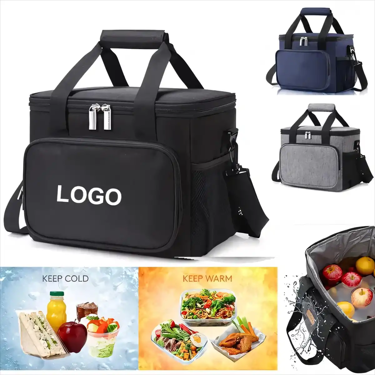 Insulated Lunch Bag Cooler Large