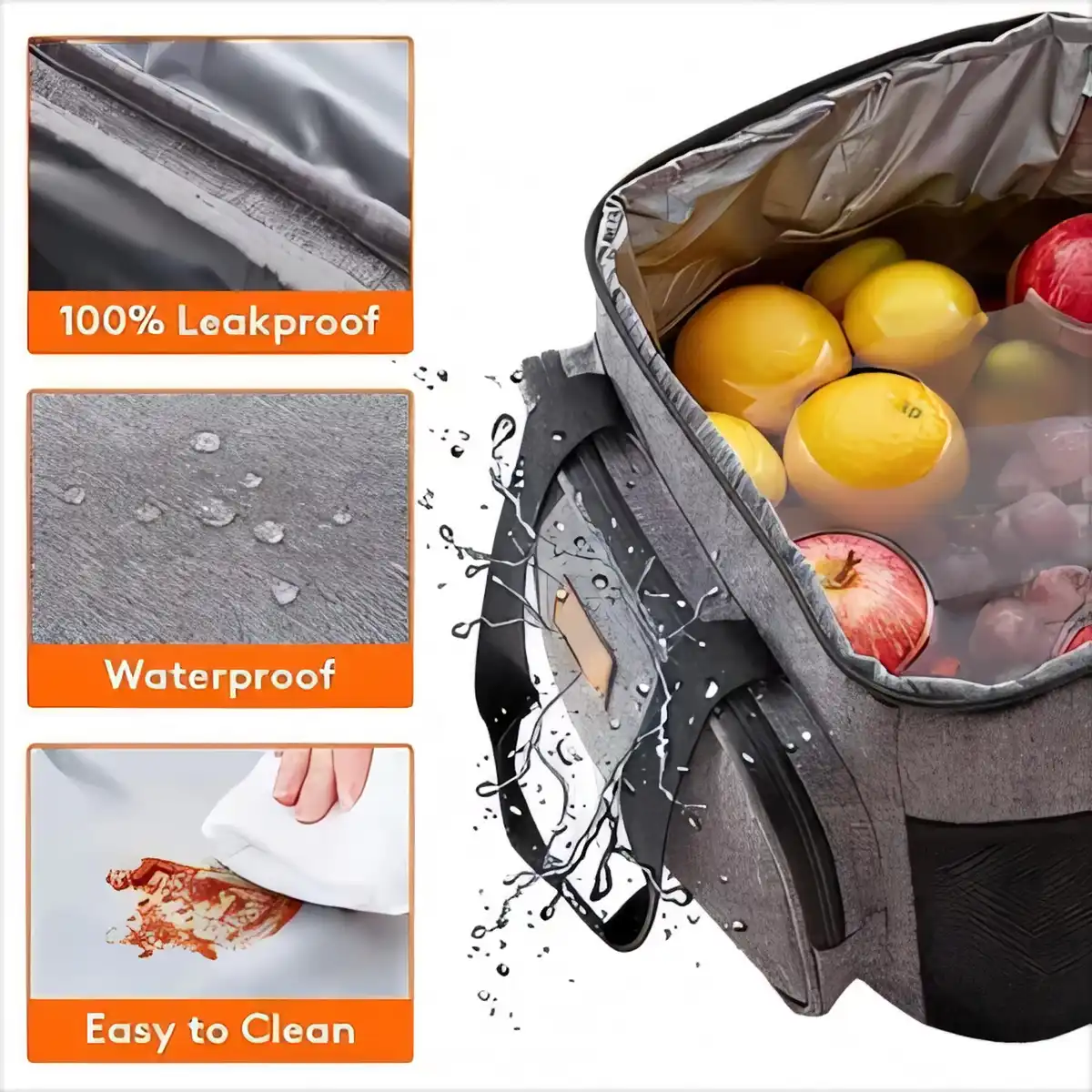 Insulated Lunch Bag Cooler Large product detail view