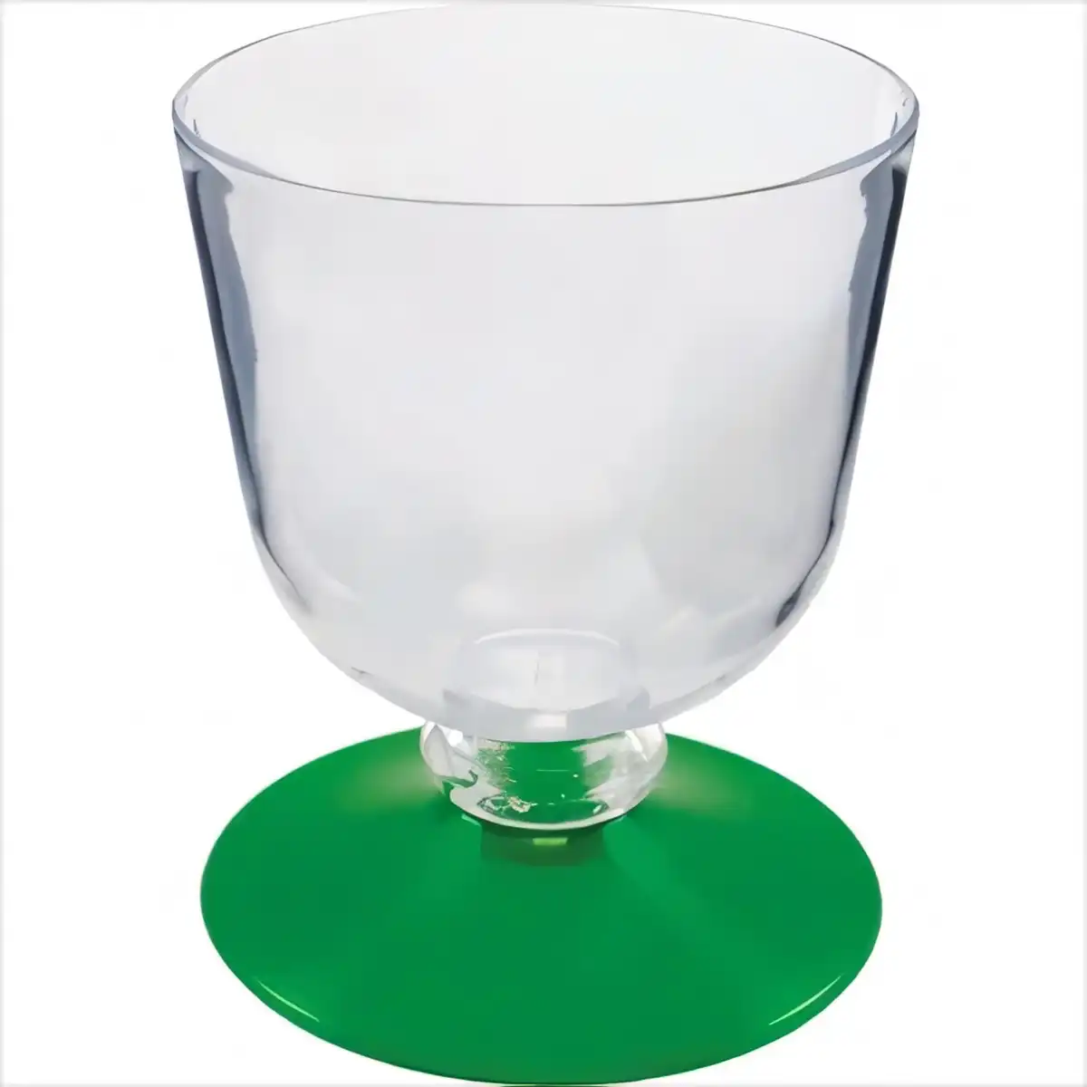 Crystal Clear Acrylic Wine Glasses alternate product angle