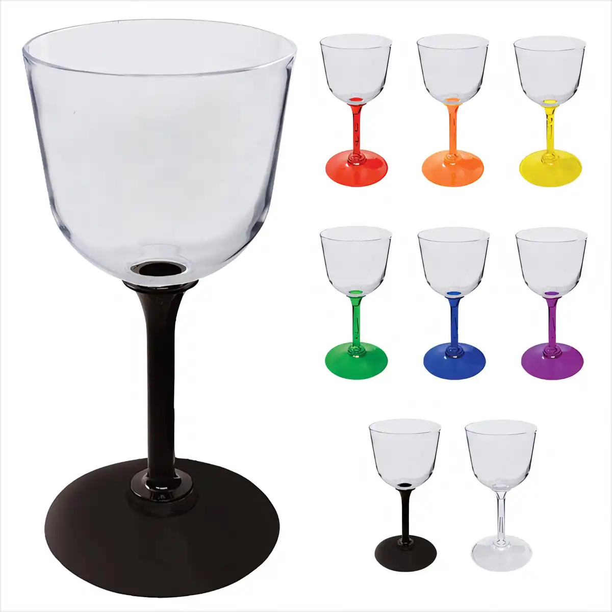 Crystal Clear Acrylic Wine Glasses product image 9