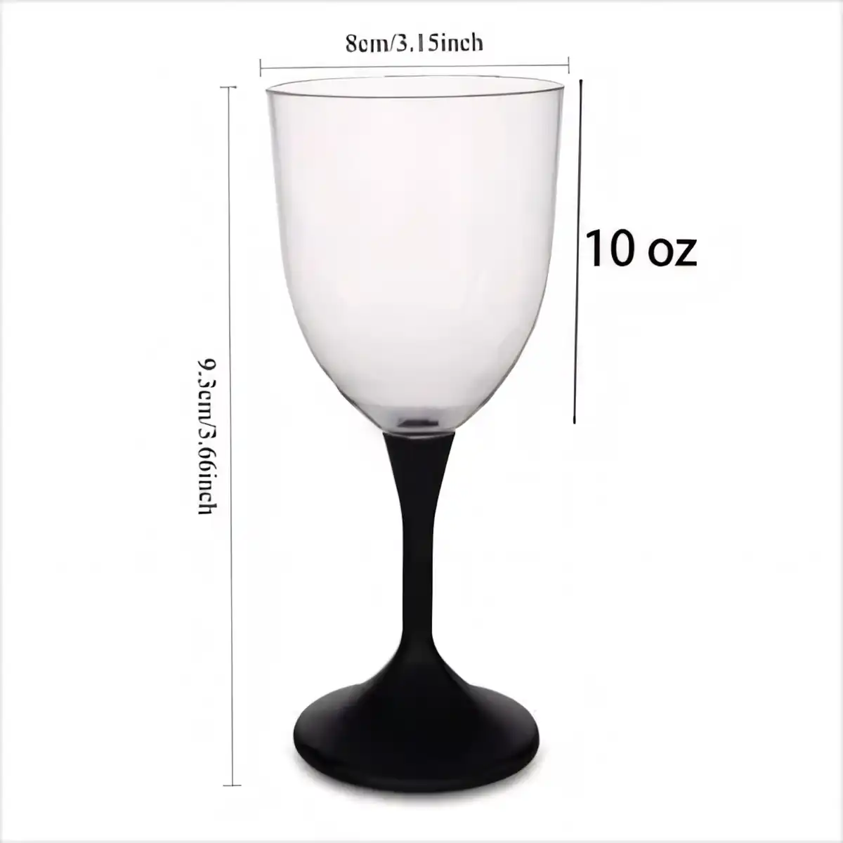 LED Wine Glass with 8 Light Modes product detail view