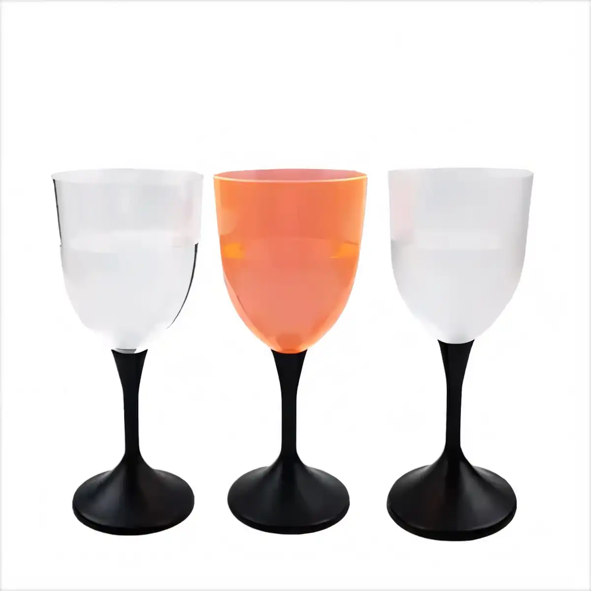 LED Wine Glass with 8 Light Modes alternate product angle