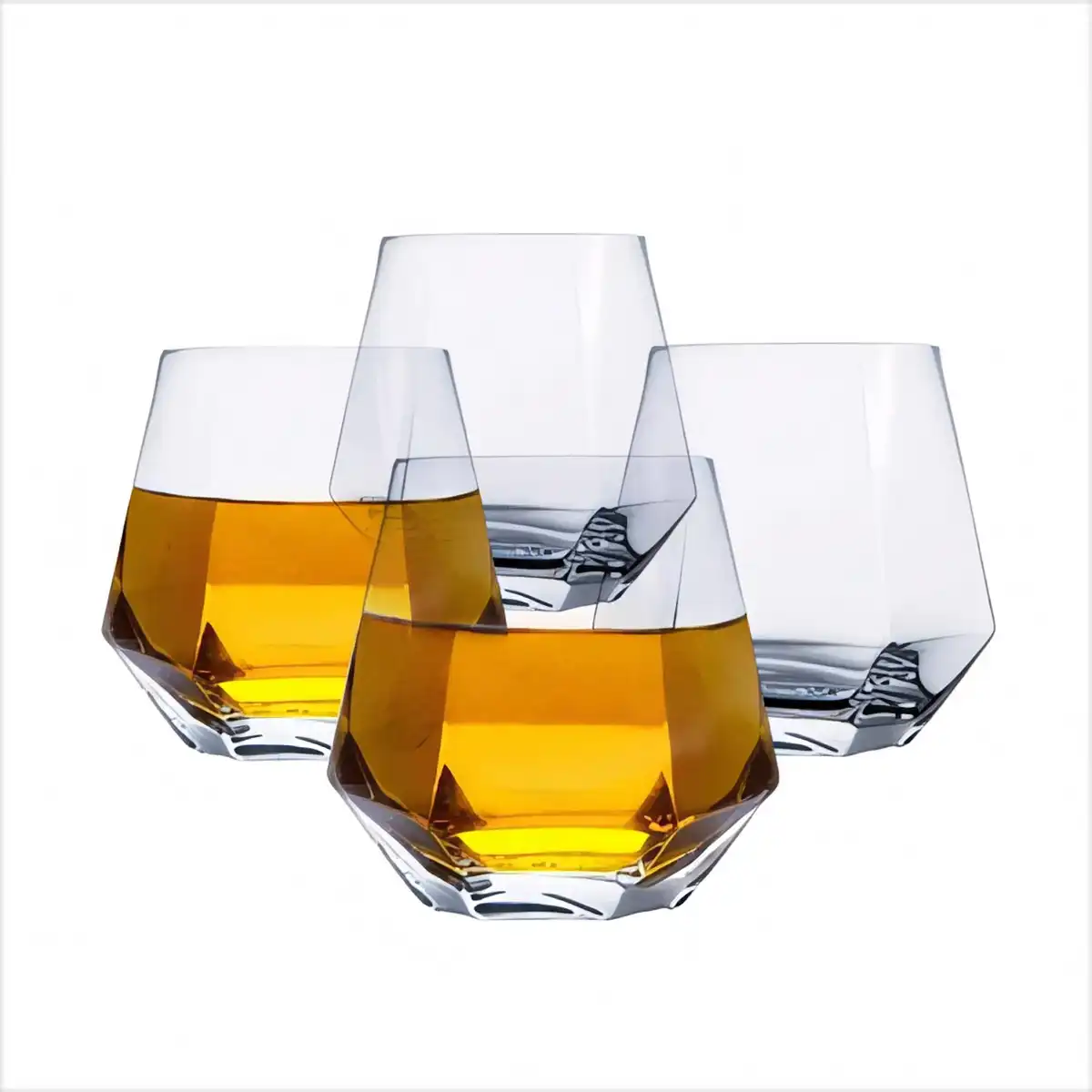 12oz PET Stemless Wine Glass alternate product angle