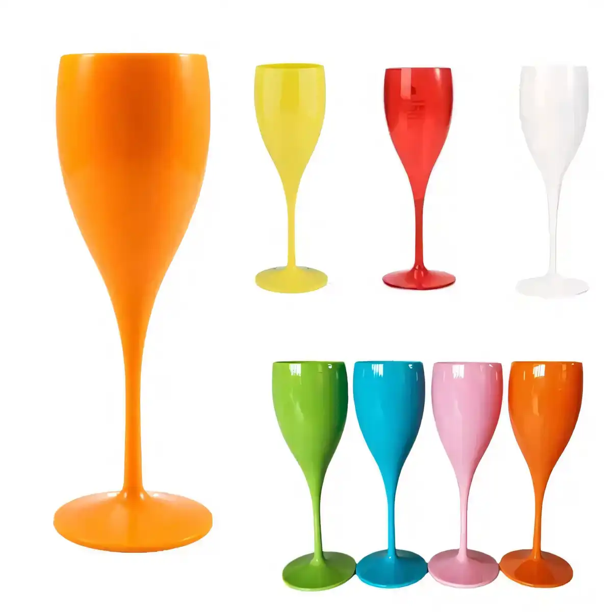 Shatterproof Elegant Champagne Flutes