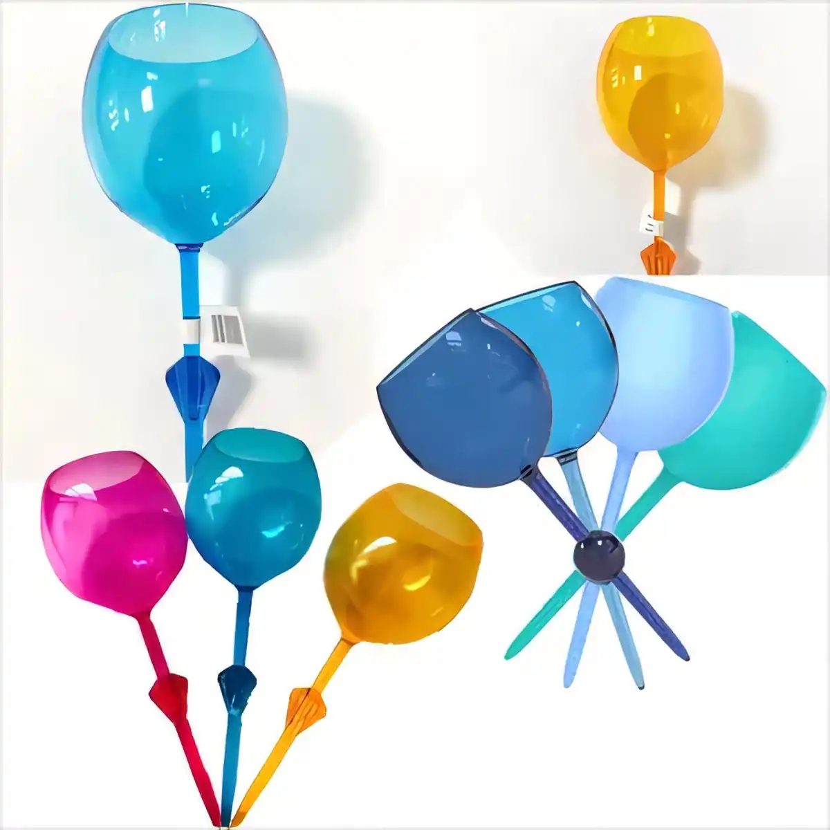 Floating Acrylic Wine Glass product detail view