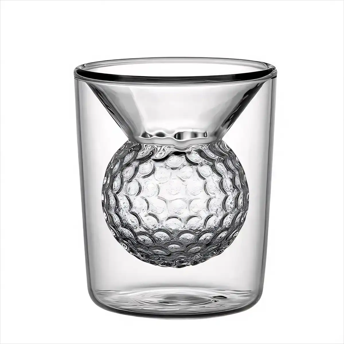 Double Wall Golf Whiskey Glass