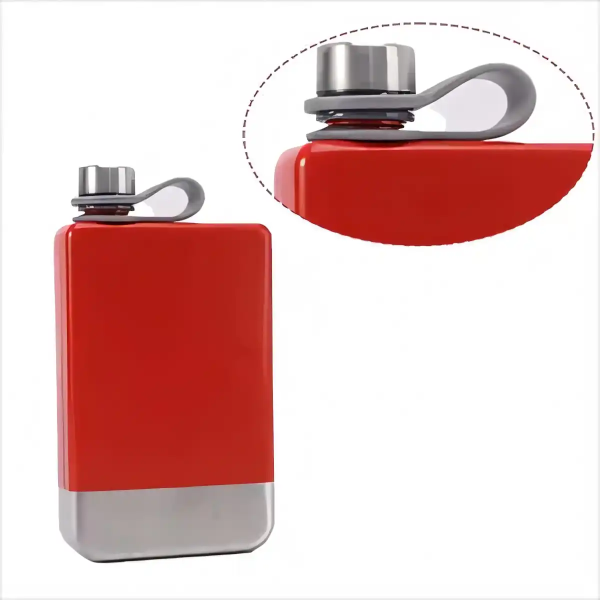 Stainless Steel Hip Flask Outdoor alternate product angle