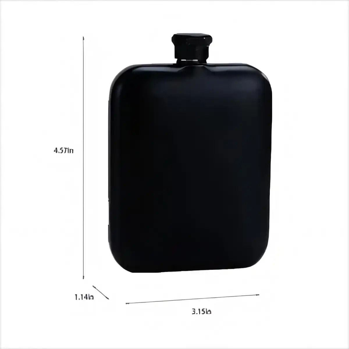 Pocket-Friendly Stainless Steel Hip Flask product detail view