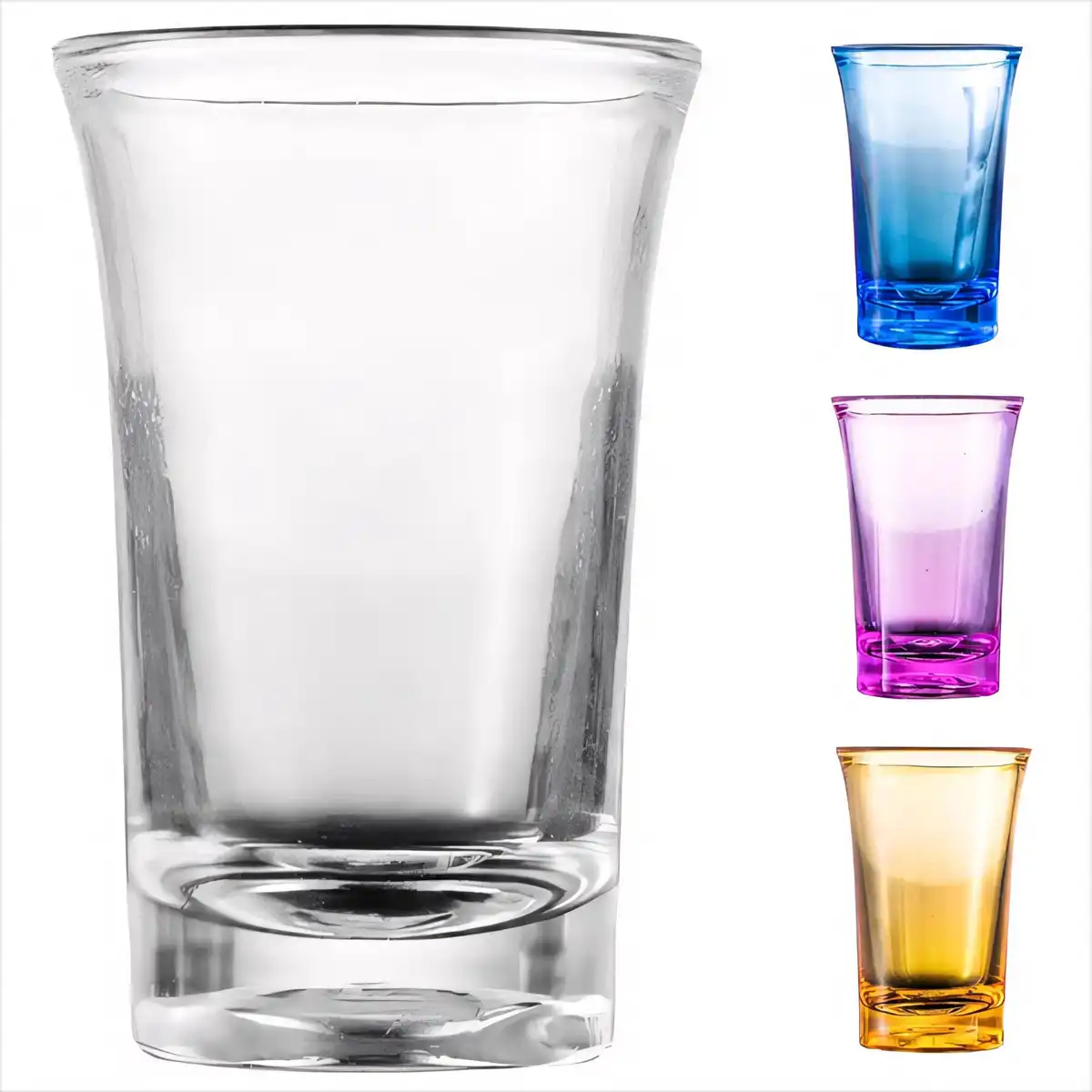 Durable Polycarbonate Shot Glasses 1oz