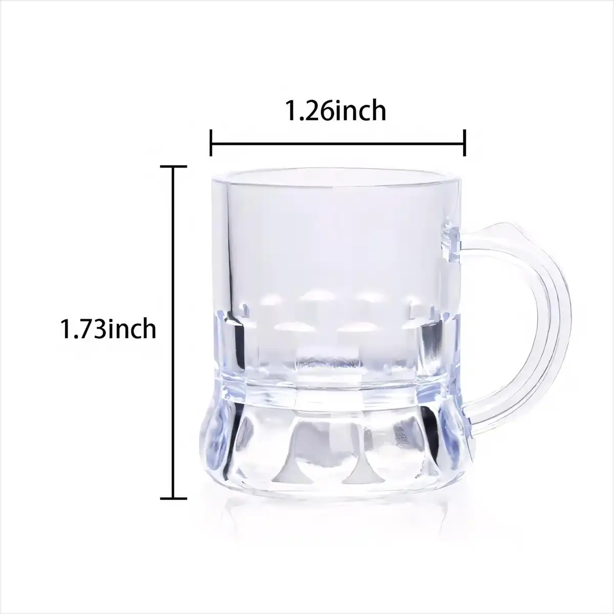 Mini Plastic Beer Mugs product detail view