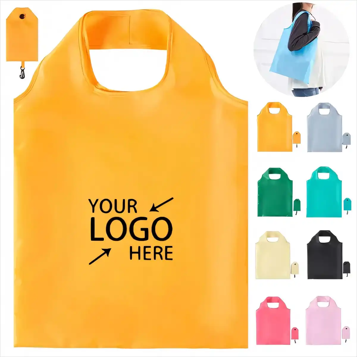 Foldable Waterproof Shopping Tote