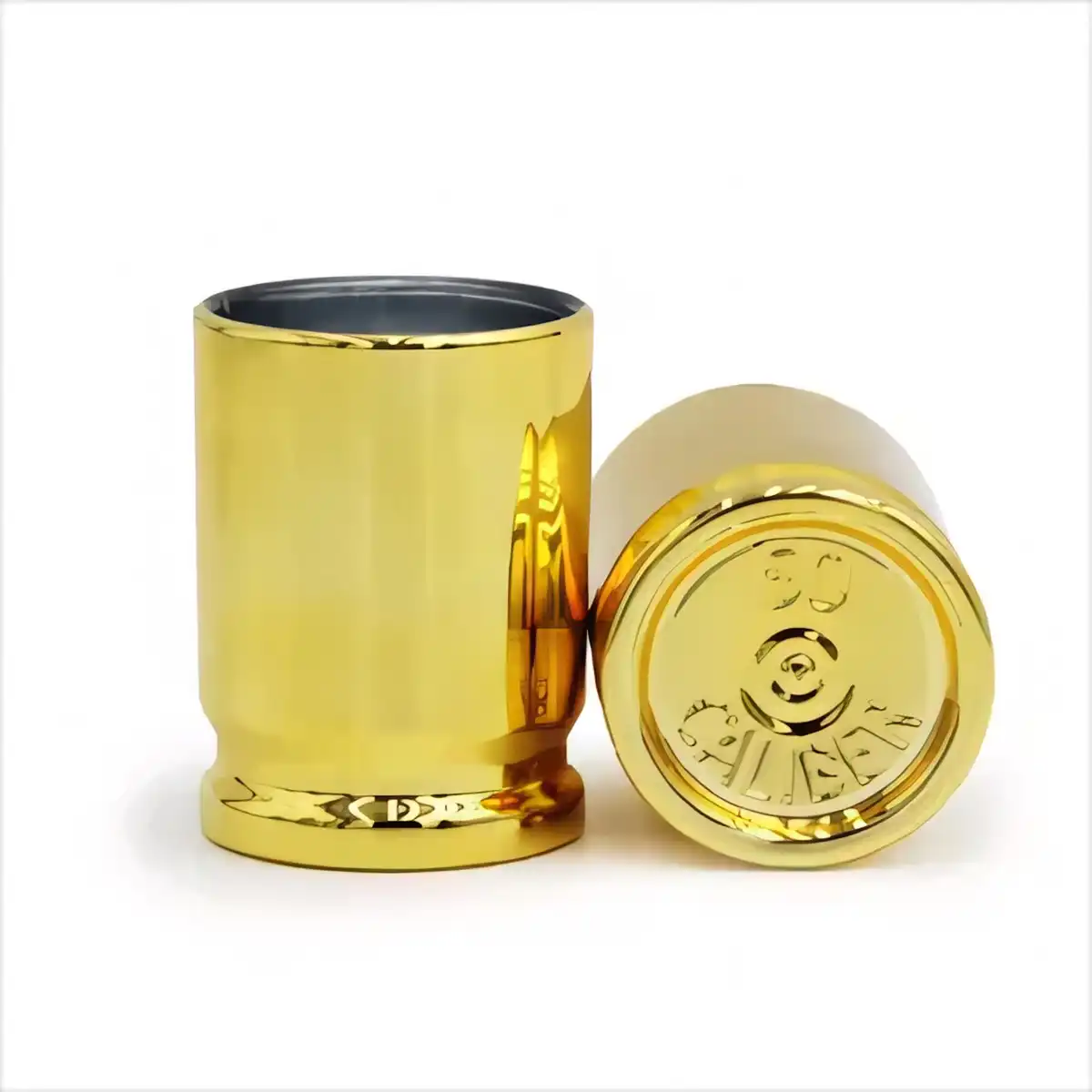 3oz Bullet Shot Glasses Brass Finish product detail view