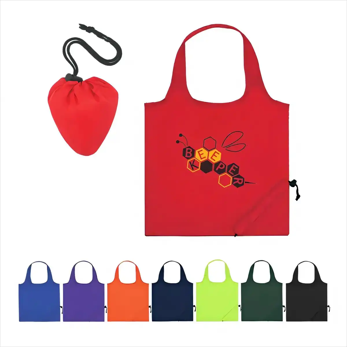 Compact Eco Friendly Foldable Shopping Tote product in use