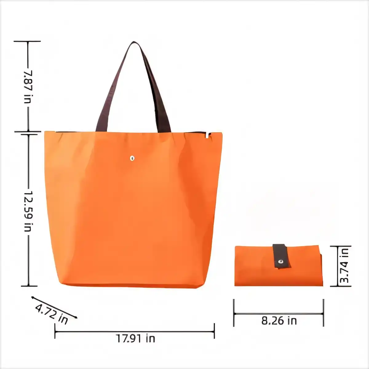 Foldable Oxford Tote Shopping Bag product detail view