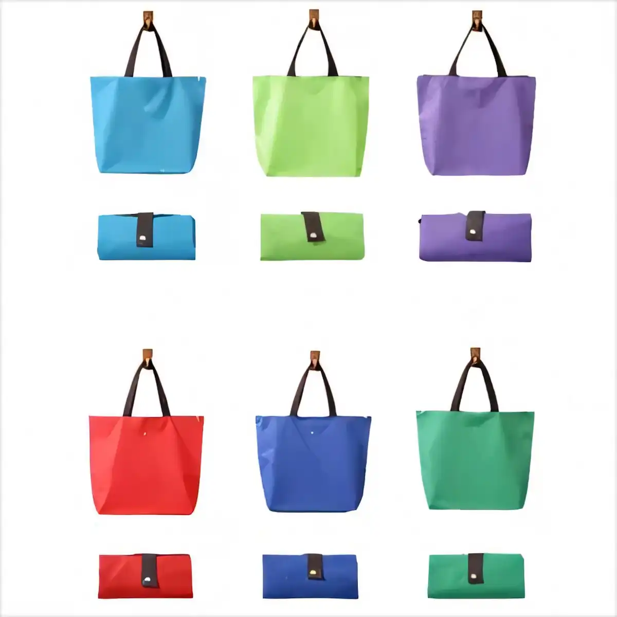 Foldable Oxford Tote Shopping Bag alternate product angle