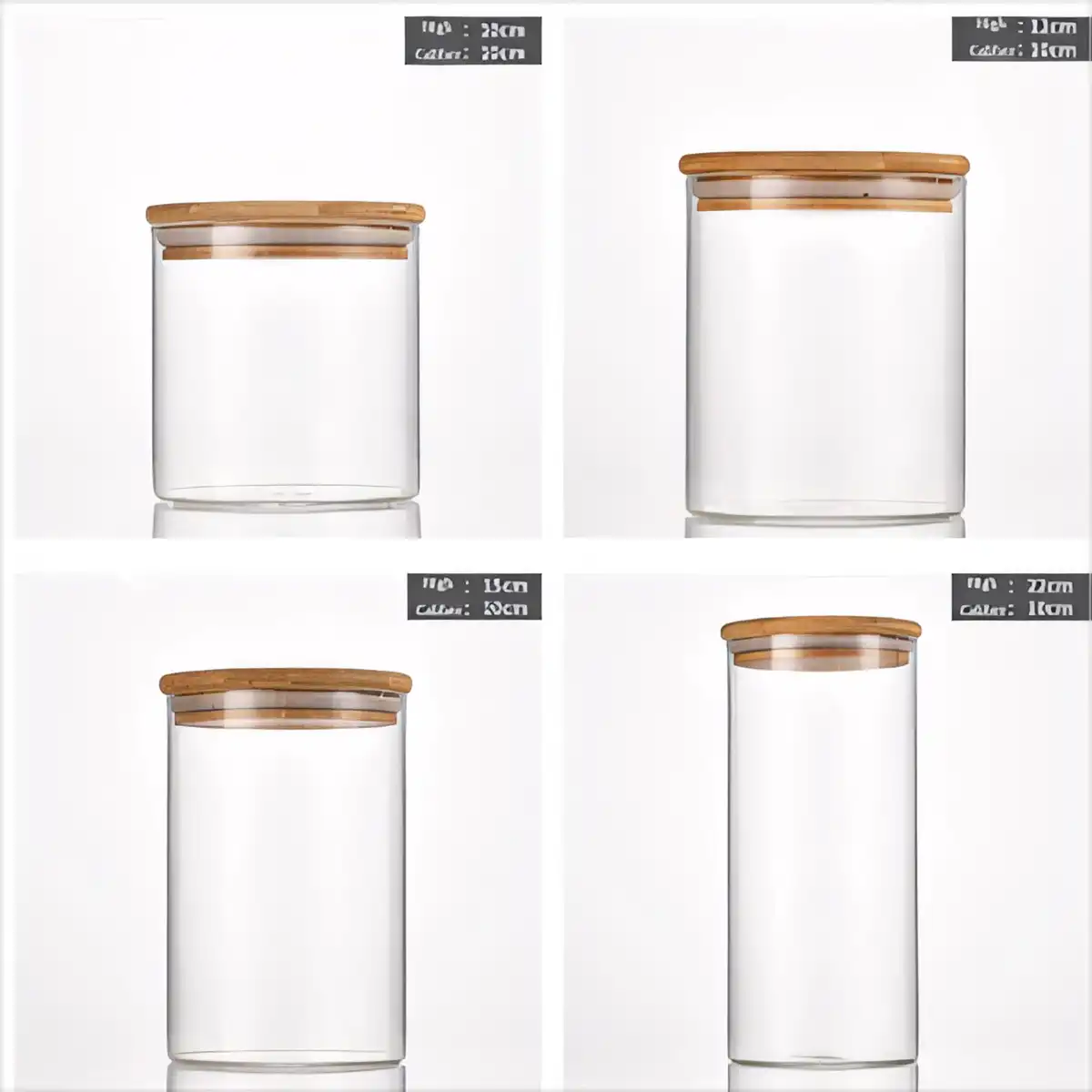 Airtight Glass Canisters for Kitchen product detail view