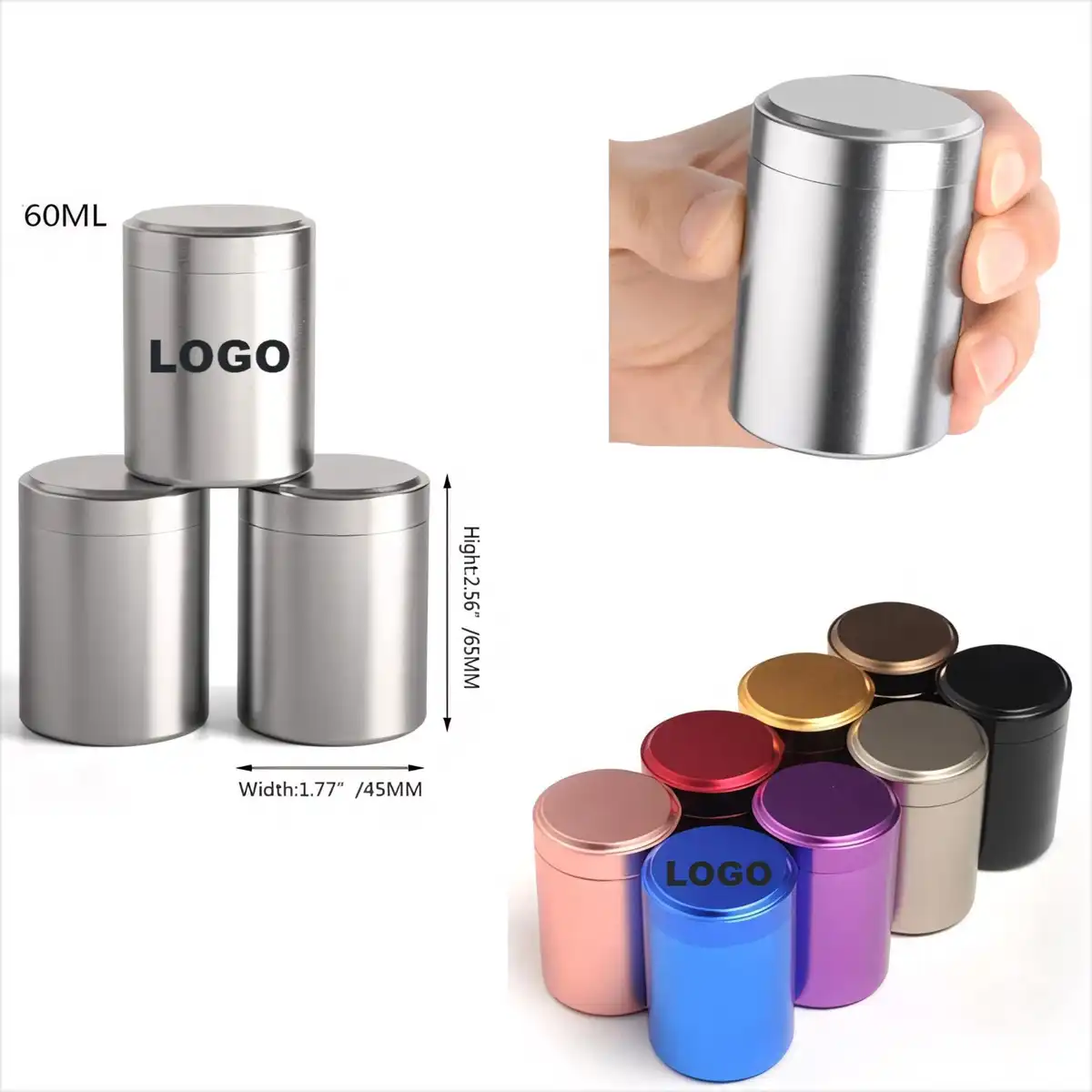 Titanium Travel Coffee Canister