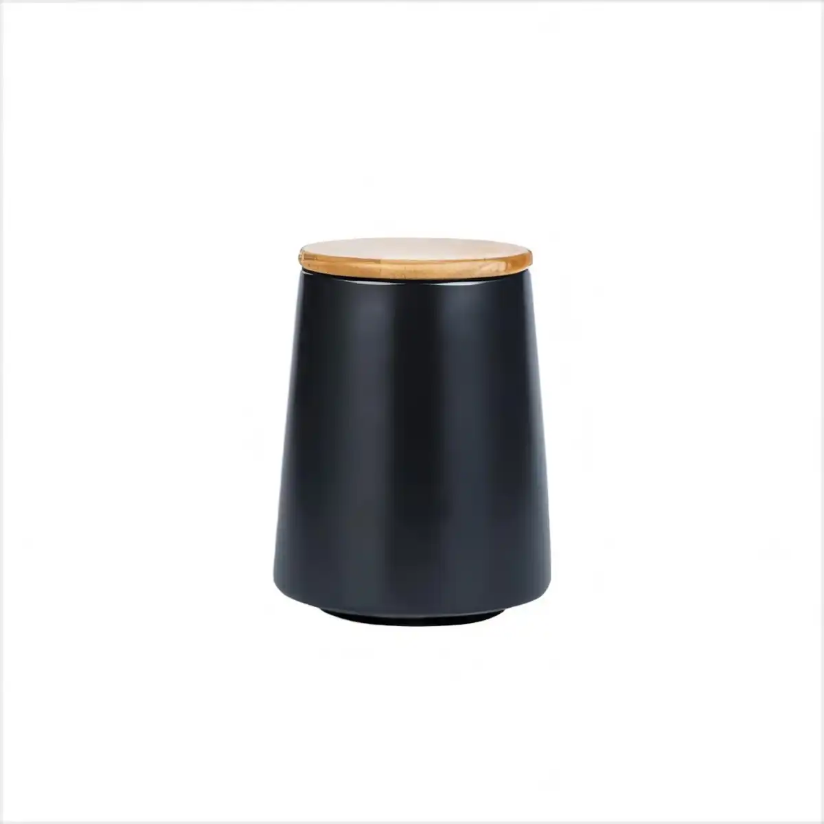 24oz Ceramic Storage Cup with Bamboo Lid product detail view