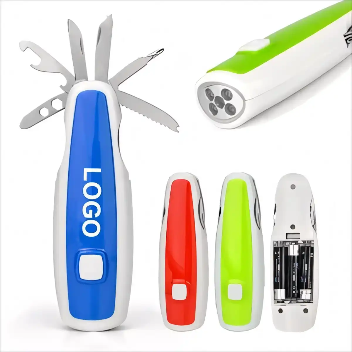 Compact LED Flashlight Multitool product detail view