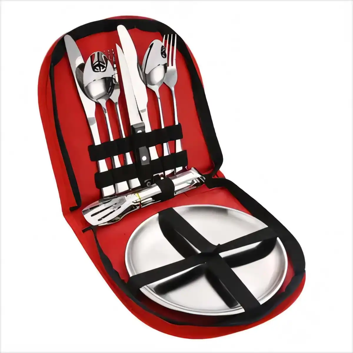 Stainless Steel Travel Utensil Kit product detail view