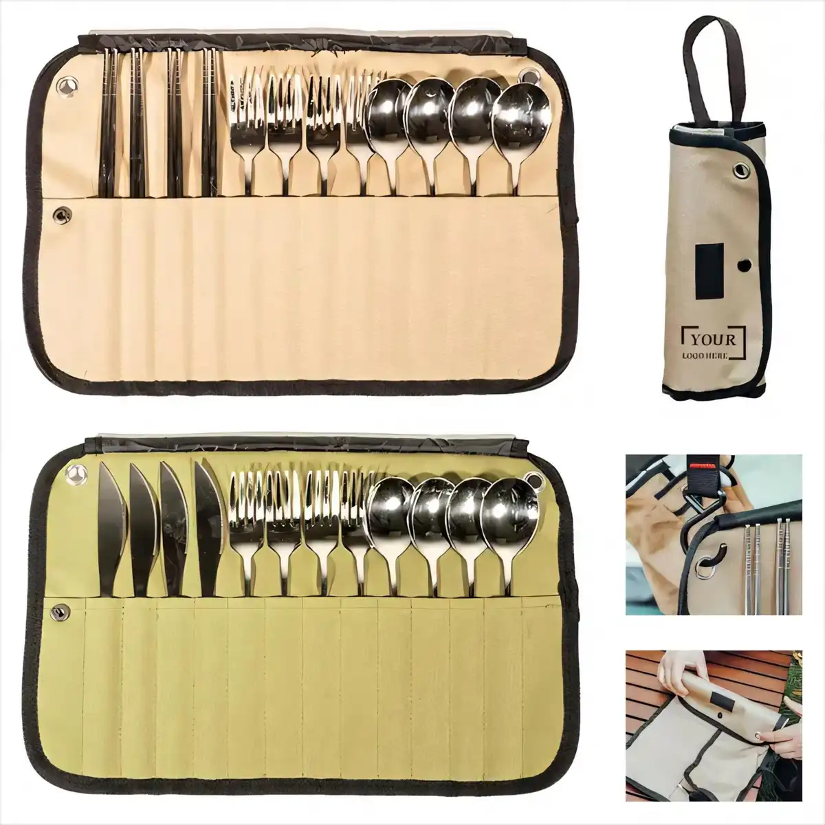 Hanging Camping Utensil Organizer Bag