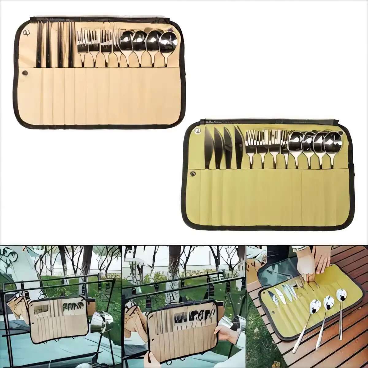 Hanging Camping Utensil Organizer Bag product detail view