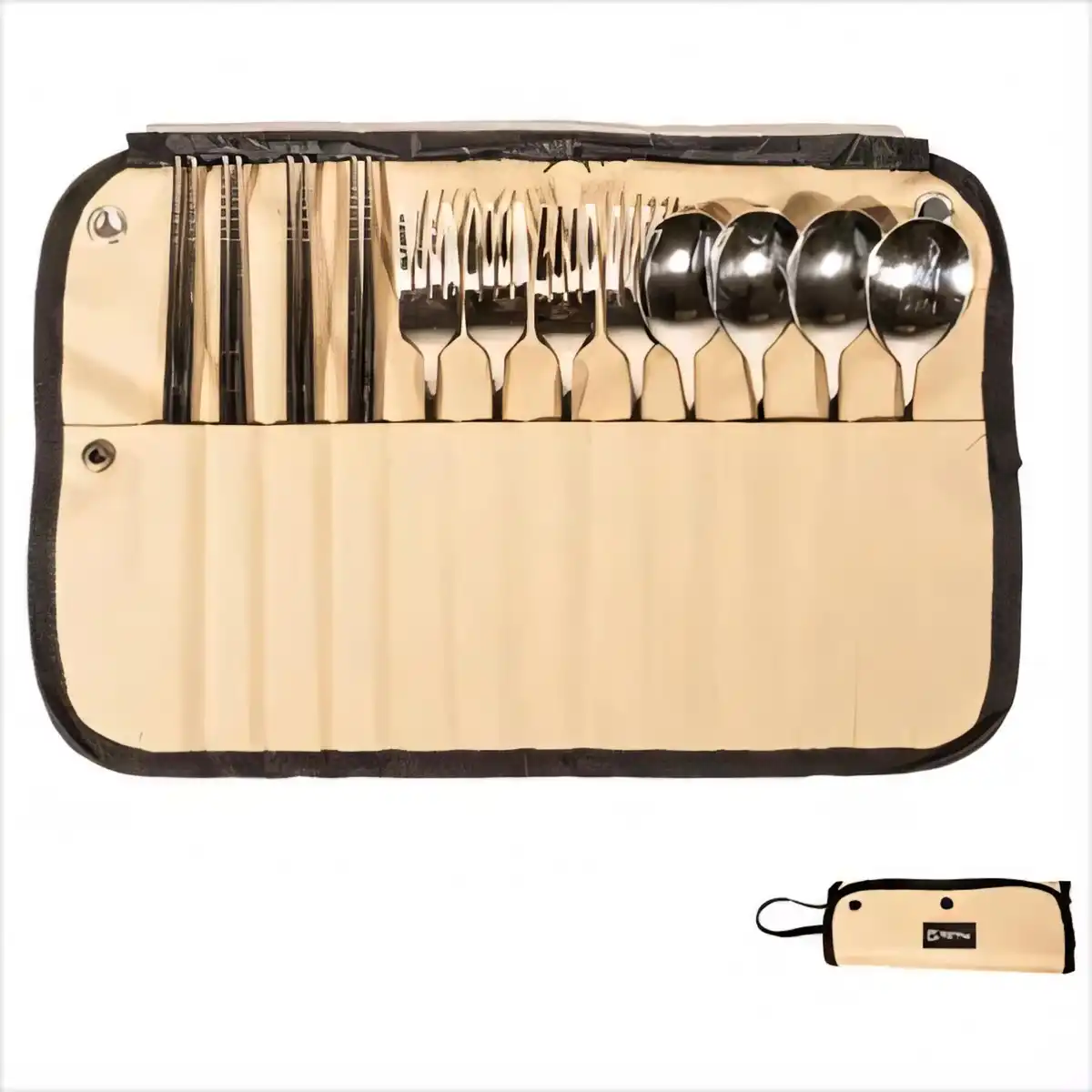 Hanging Camping Utensil Organizer Bag product close-up