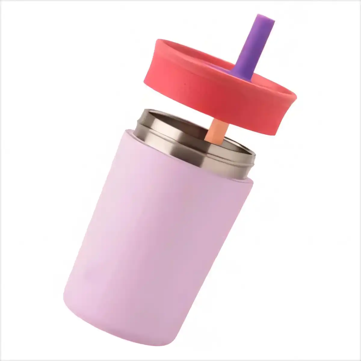 Insulated Steel Tumbler with Straw product detail view