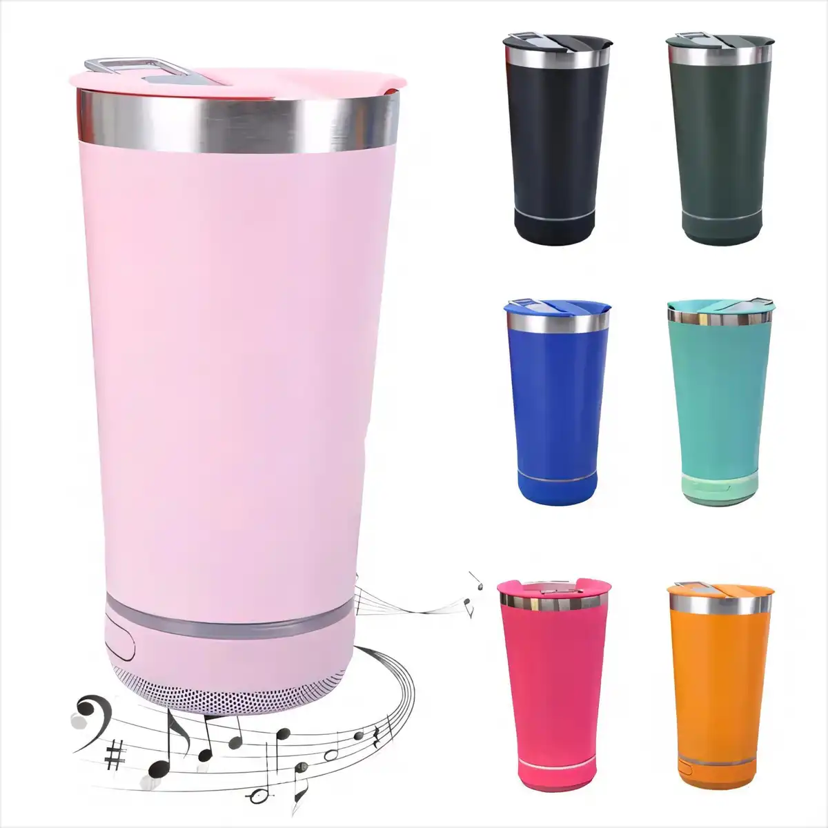 Bluetooth Speaker Tumbler with Opener