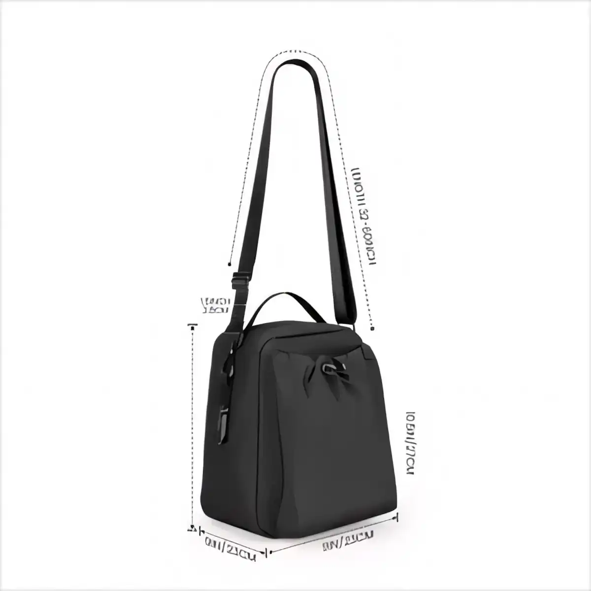 Insulated Lunch Tote with Shoulder Strap product detail view