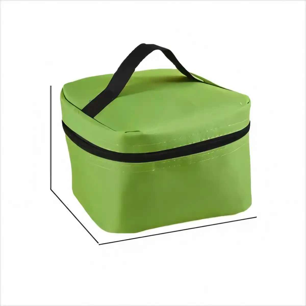 Insulated Lunch Tote Double Zipper product detail view