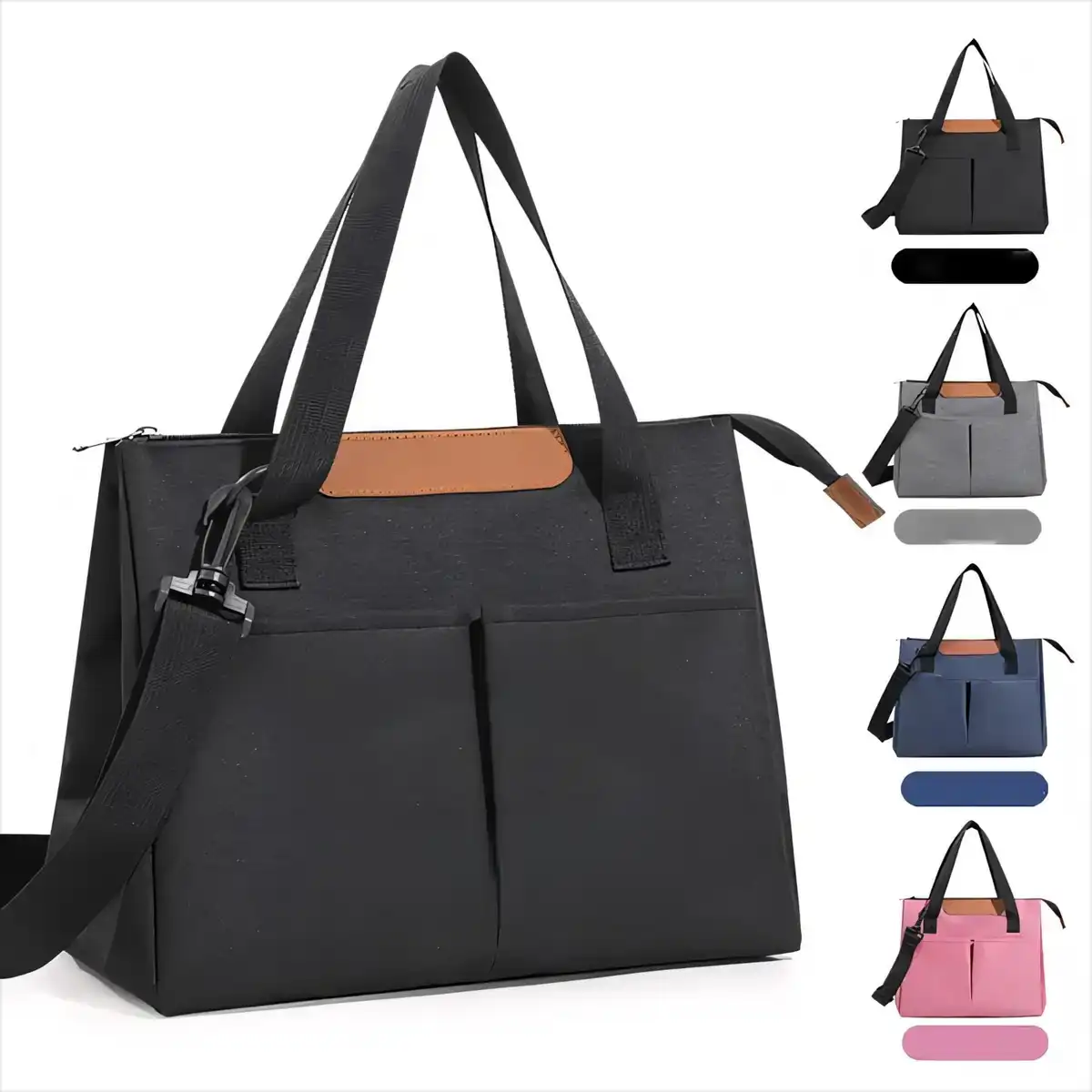 Thermal Lunch Cooler Tote with Pockets