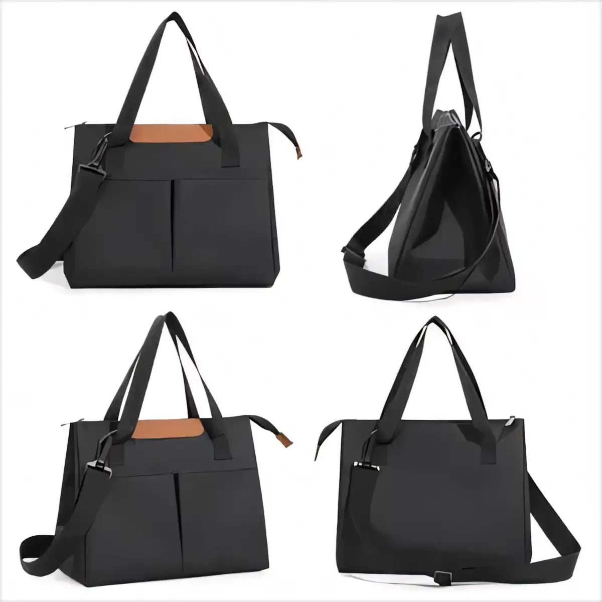 Thermal Lunch Cooler Tote with Pockets alternate product angle