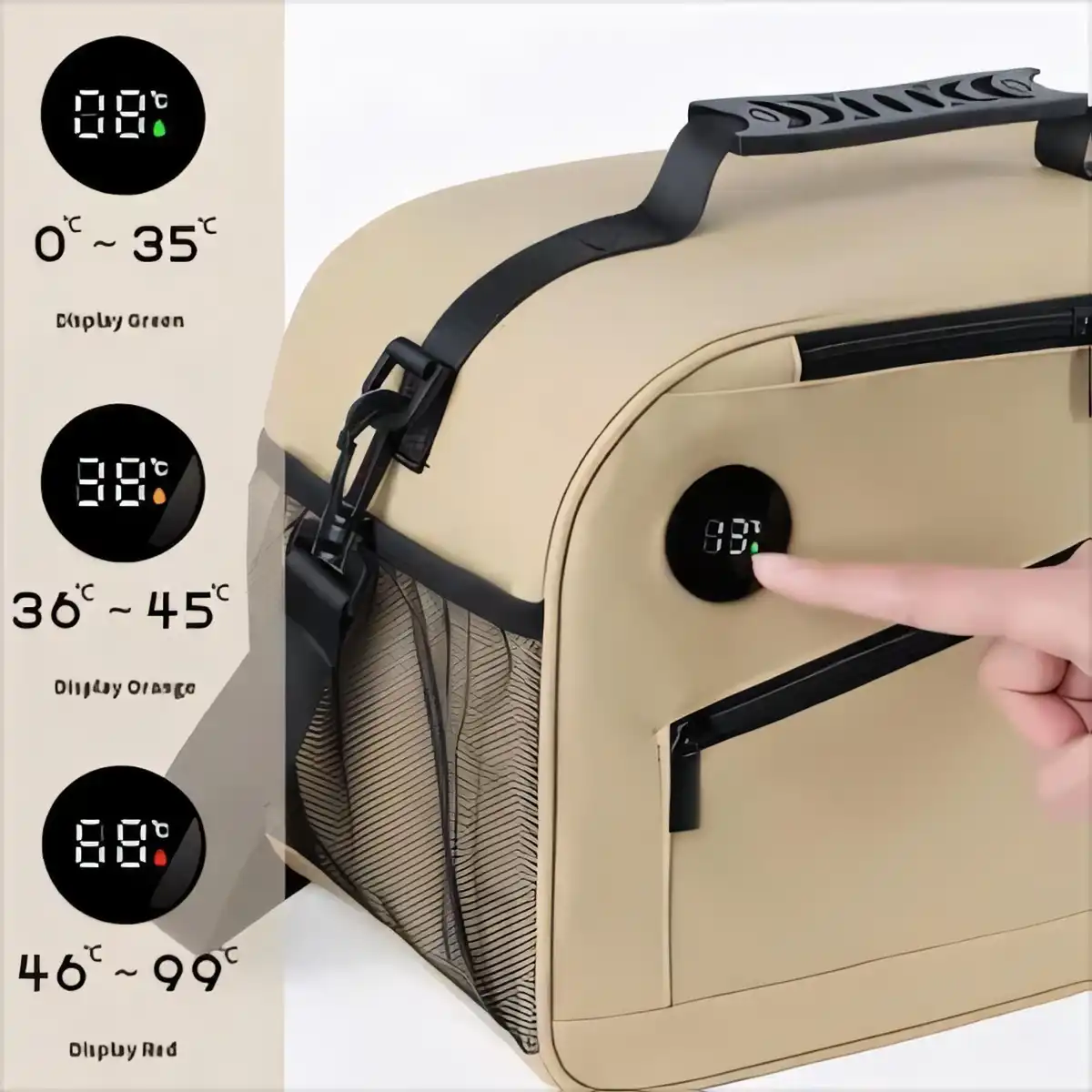 Digital Temperature Lunch Tote additional product view