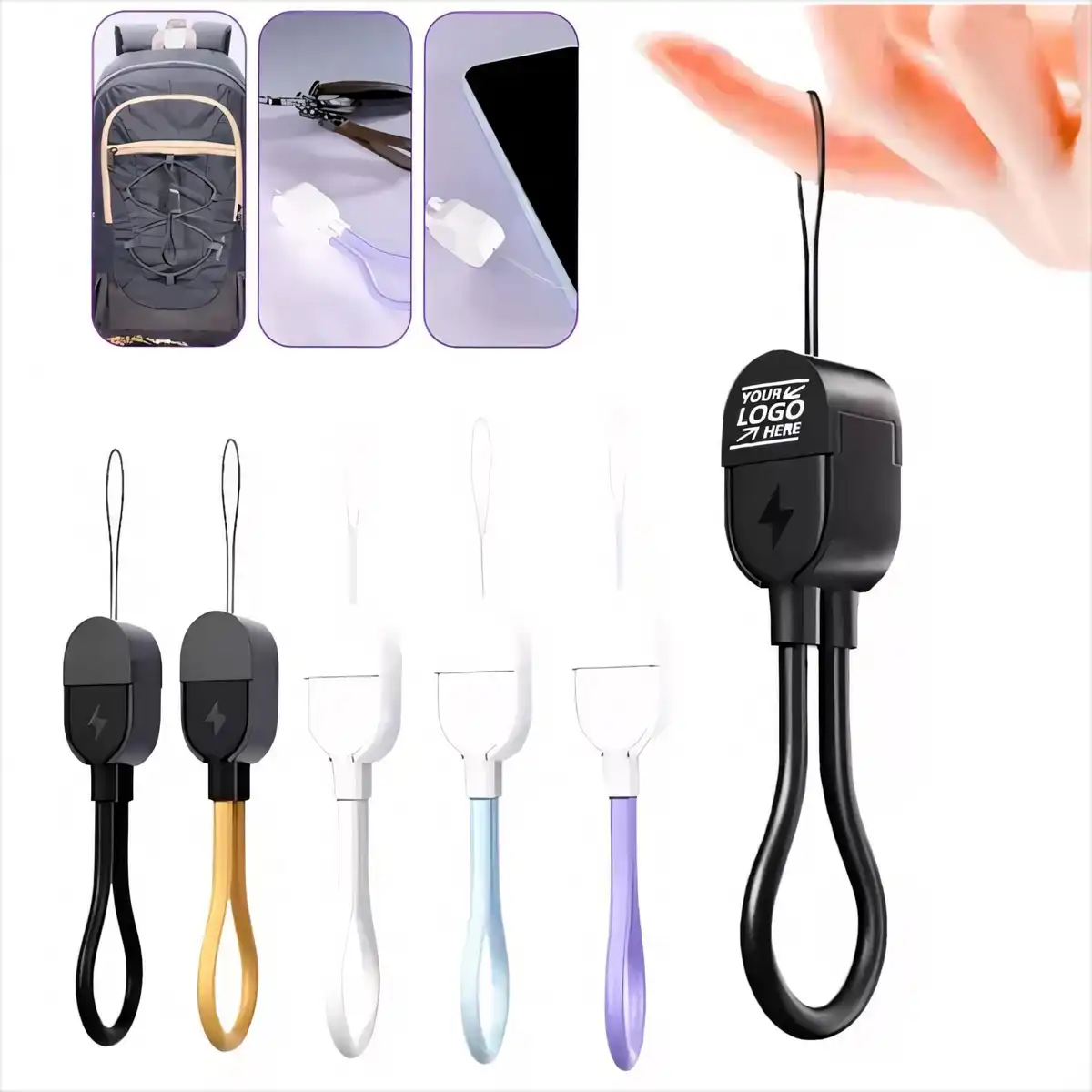 60W USB C Keychain Charger Braided