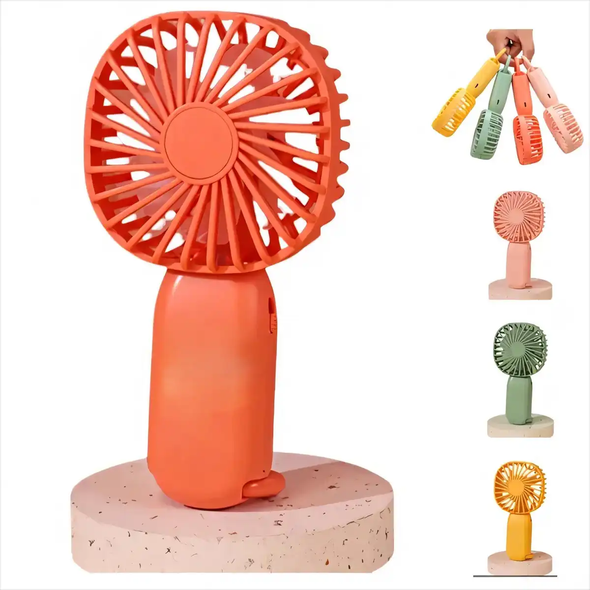Rechargeable Mini Fan with Power Bank