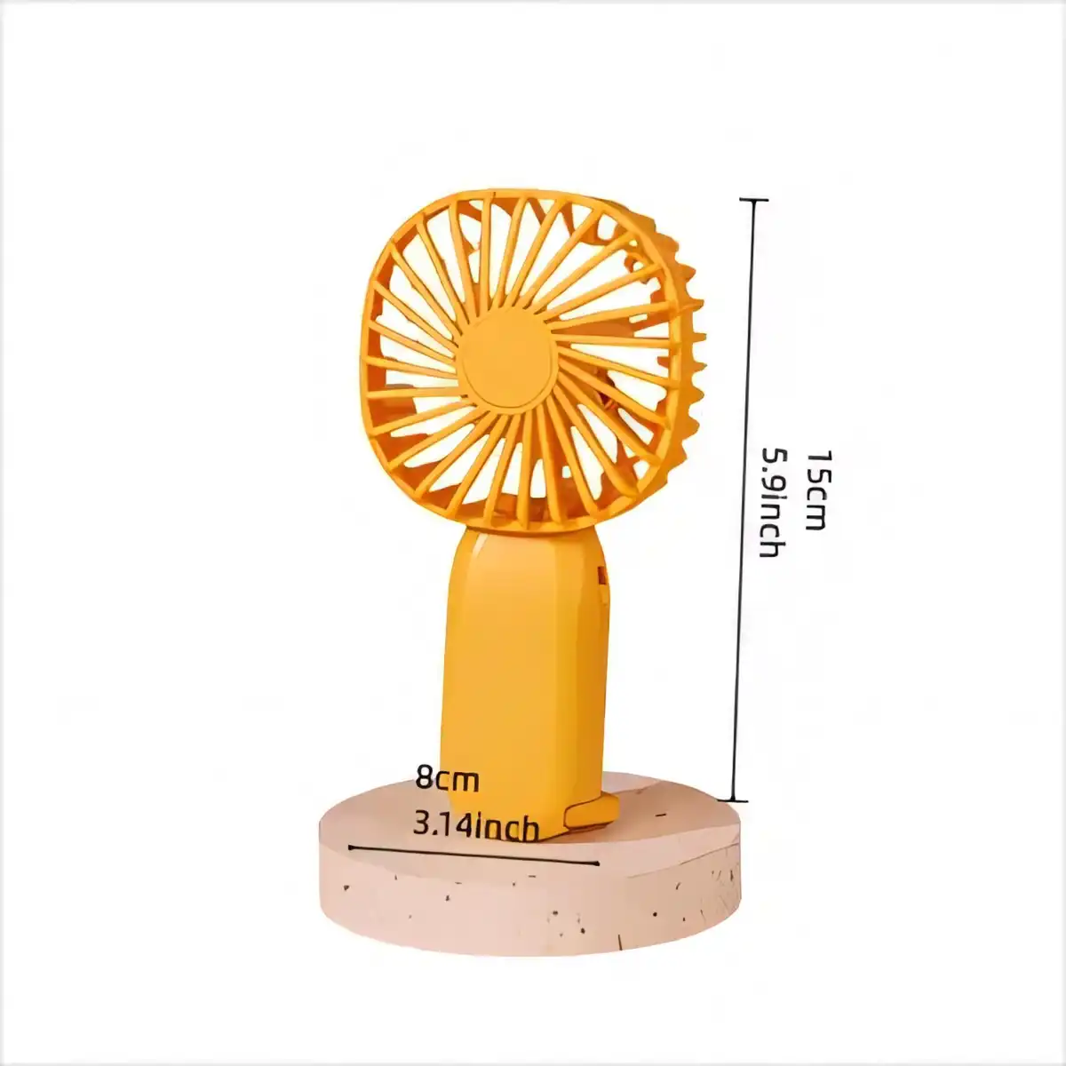 Rechargeable Mini Fan with Power Bank product detail view