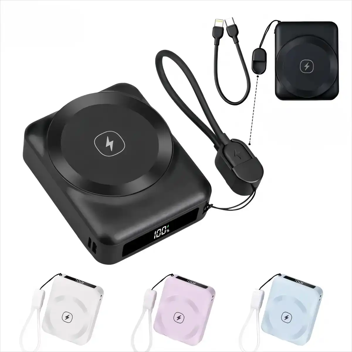 Magnetic 10000mAh Wireless Power Bank