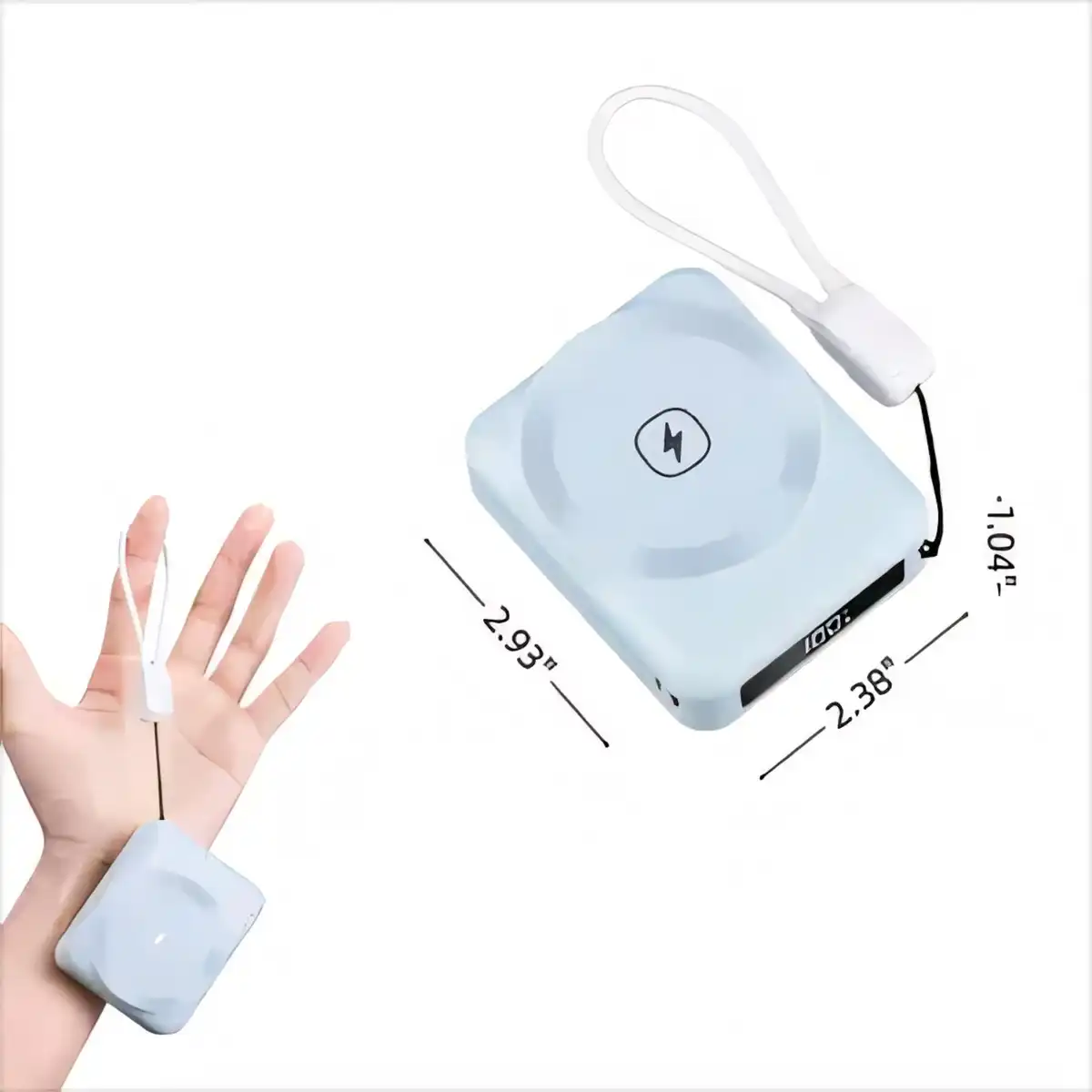 Magnetic 10000mAh Wireless Power Bank product detail view