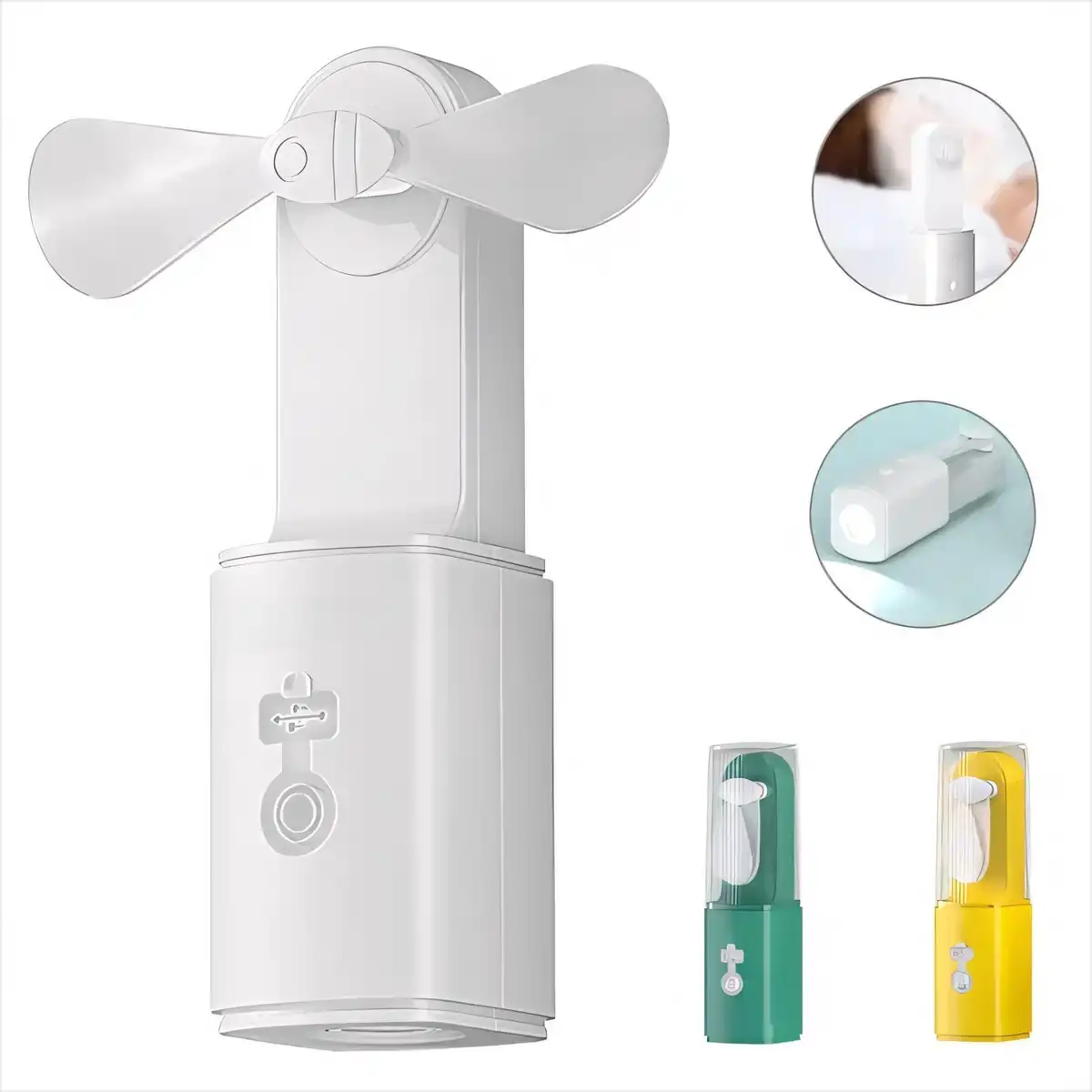 Pocket Fan with LED Light