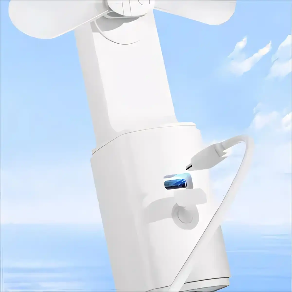 Pocket Fan with LED Light alternate product angle