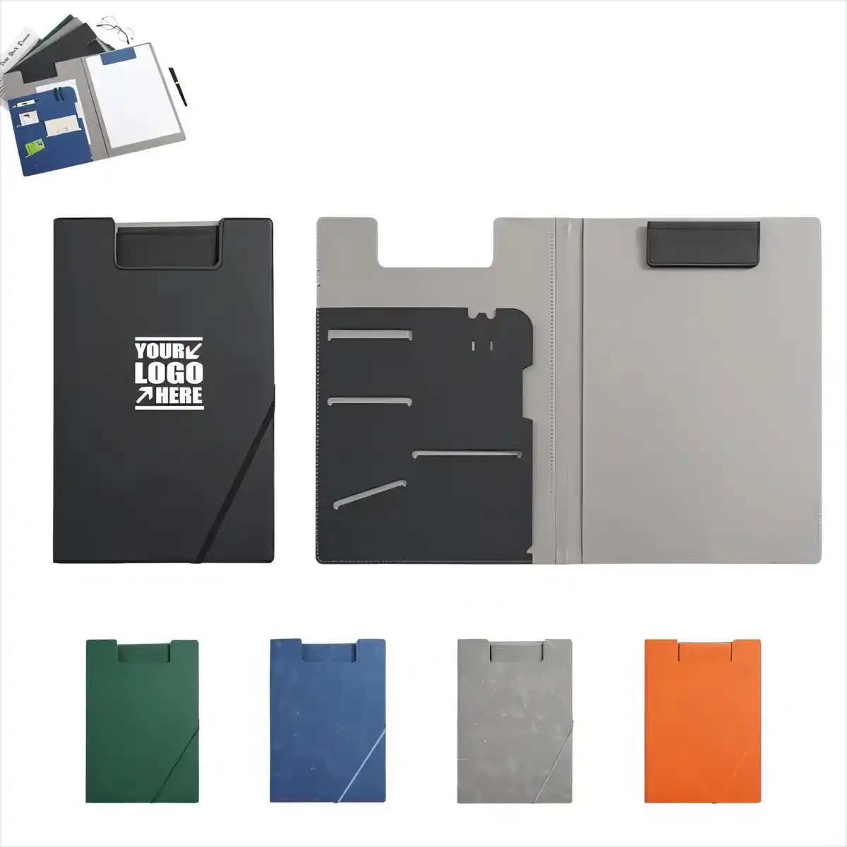 Professional Leather Clipboard Portfolio
