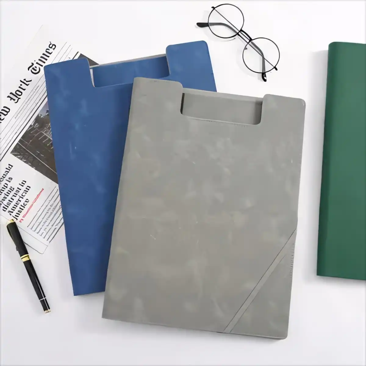 Professional Leather Clipboard Portfolio product close-up