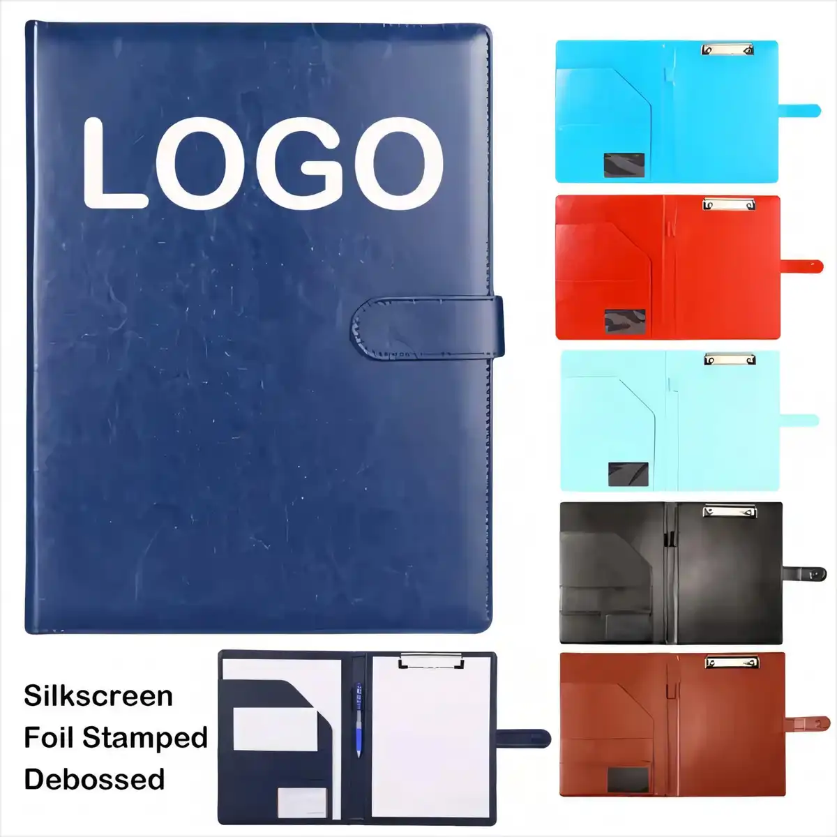 PU Leather A4 Clipboard Folder
