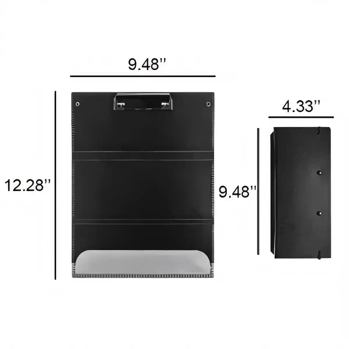 Magnetic Tri Fold Clipboard Organizer alternate product angle