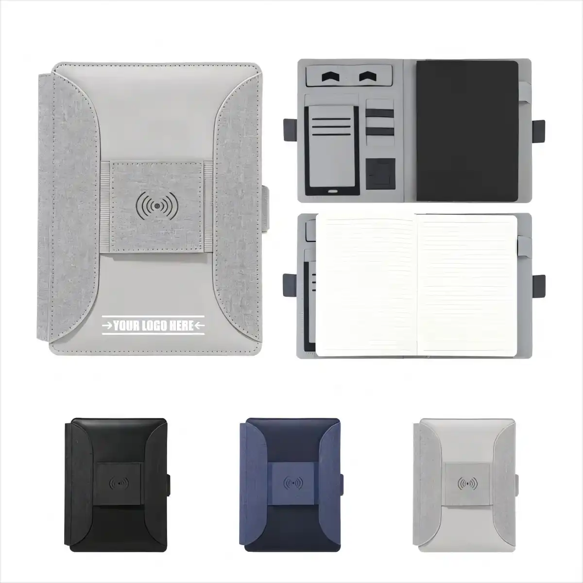 Smart Notebook Power Bank Leather
