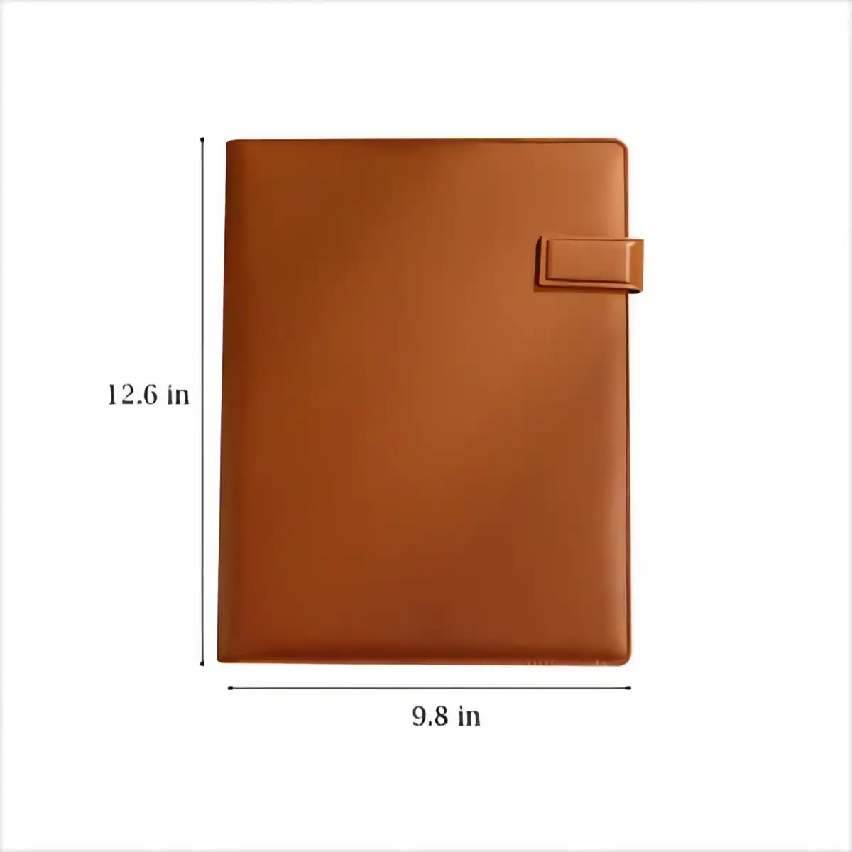 Solar Calculator Leather Padfolio product detail view